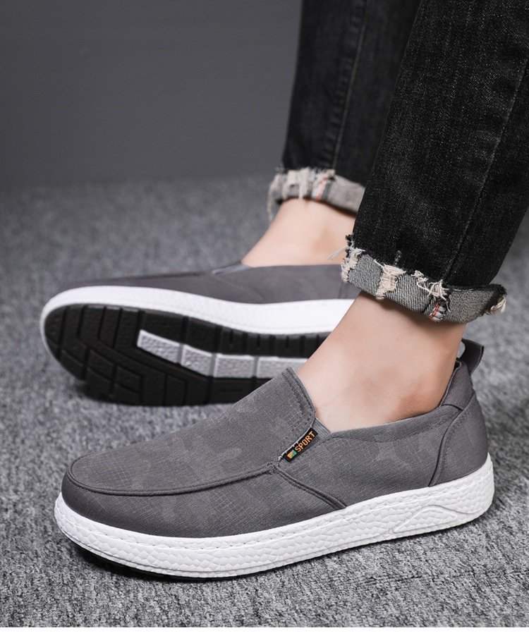 Men's Fashionable Breathable Canvas Shoes - Image 4