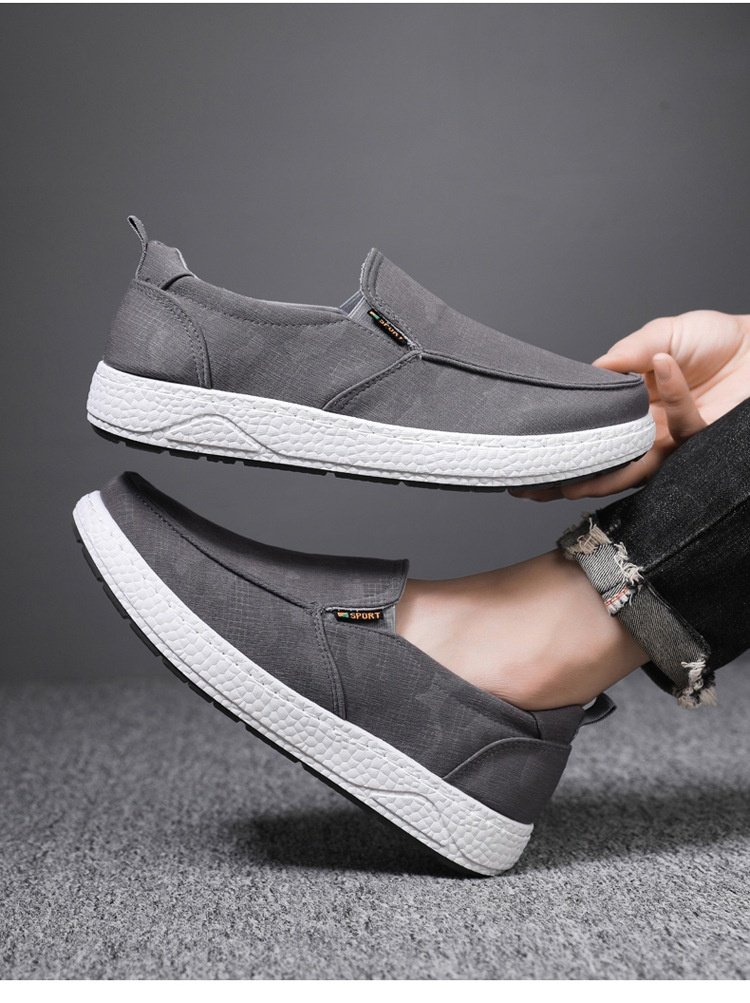Men's Fashionable Breathable Canvas Shoes - Image 8