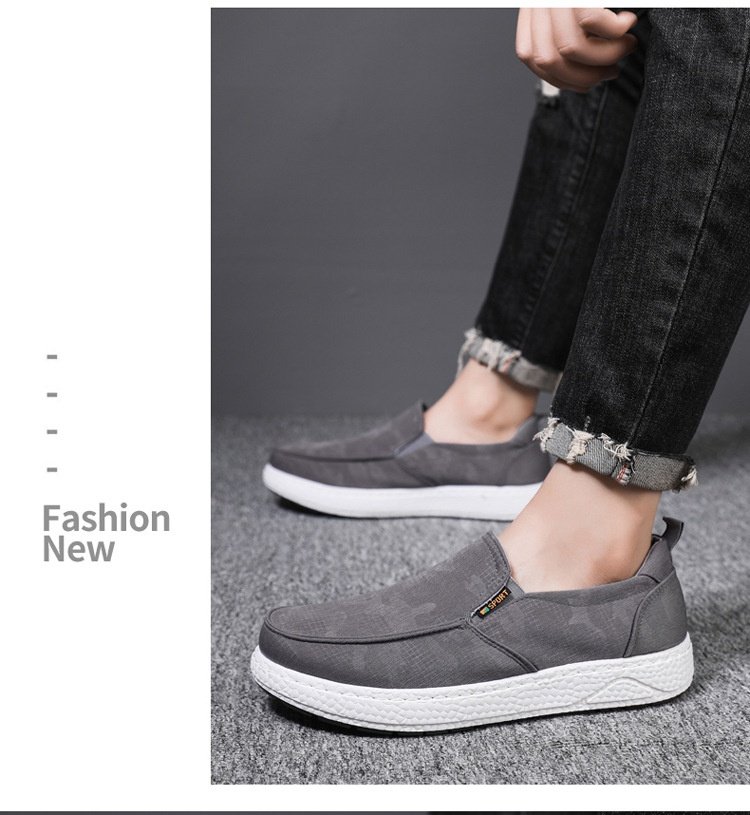 Men's Fashionable Breathable Canvas Shoes - Image 10