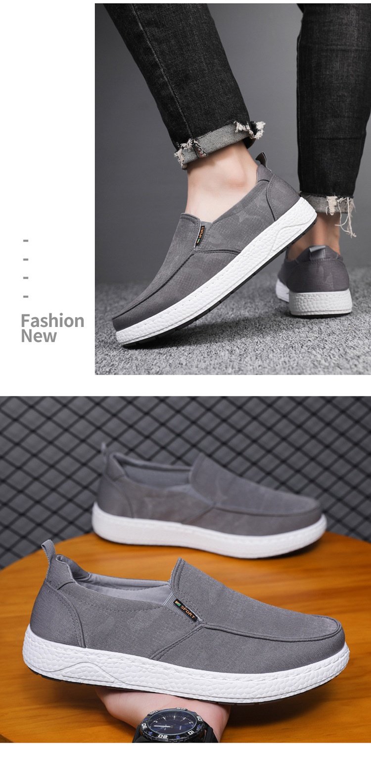 Men's Fashionable Breathable Canvas Shoes - Image 11