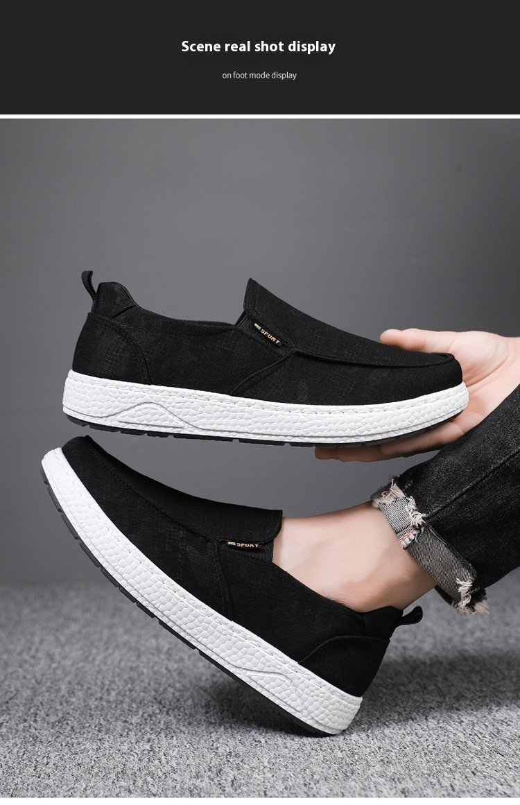 Men's Fashionable Breathable Canvas Shoes - Image 13
