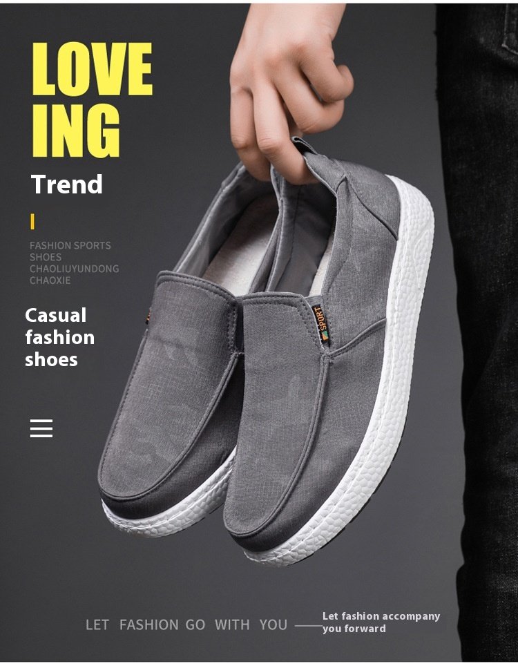 Men's Fashionable Breathable Canvas Shoes - Image 15