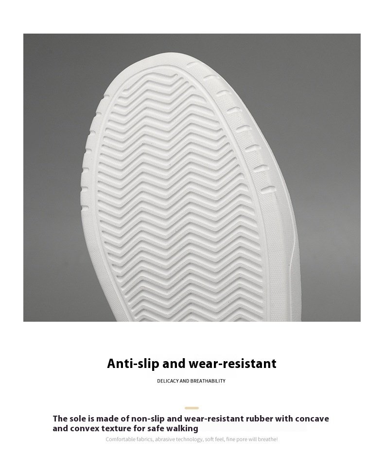 Men's Classic White Low-Top Sneakers Image 9